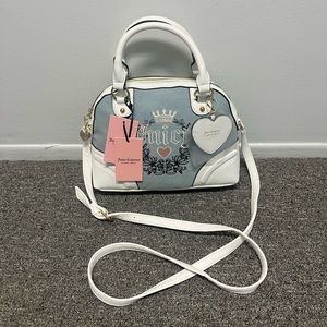 NEW Juicy Couture Denim Heritage Satchel
